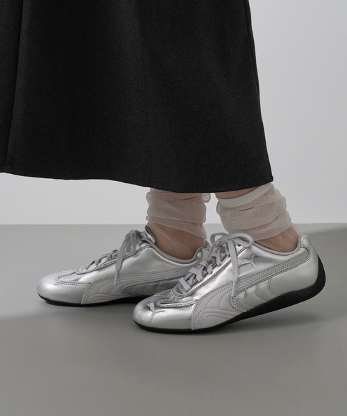 PUMA(プーマ)の「【PUMA】SPEEDCAT SILVER WNS スピードキャット シルバー(スニーカー・レディース・シルバー/シルバー系1・25cm/24.5cm/24cm/22.5cm/23cm/23.5cm/25.5cm)」の22枚目の写真