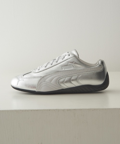 PUMA(プーマ)の「【PUMA】SPEEDCAT SILVER WNS スピードキャット シルバー(スニーカー・レディース・シルバー/シルバー系1・25cm/24.5cm/24cm/22.5cm/23cm/23.5cm/25.5cm)」の6枚目の写真