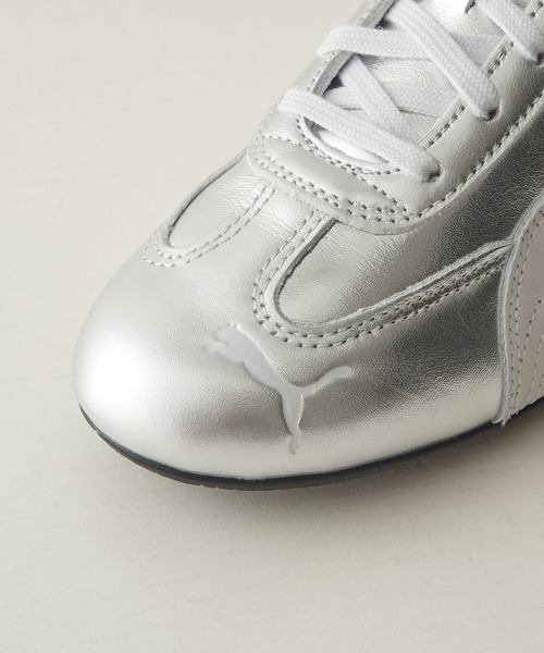 PUMA(プーマ)の「【PUMA】SPEEDCAT SILVER WNS スピードキャット シルバー(スニーカー・レディース・シルバー/シルバー系1・25cm/24.5cm/24cm/22.5cm/23cm/23.5cm/25.5cm)」の9枚目の写真