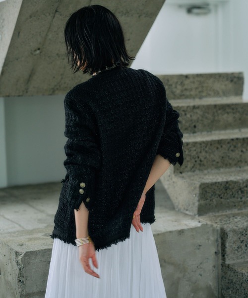 柳橋唯さんコラボアイテム】ツイードジャケット（その他アウター