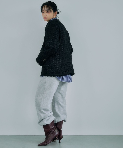 柳橋唯さんコラボアイテム】ツイードジャケット（その他アウター