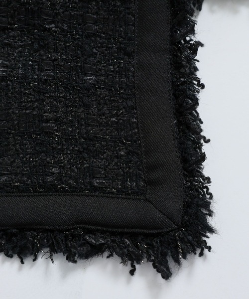 BABYLONE（バビロン）の「【柳橋唯さんコラボアイテム】ツイードジャケット（その他アウター・レディース・ブラック/ブルー・フリー）」の20枚目の写真