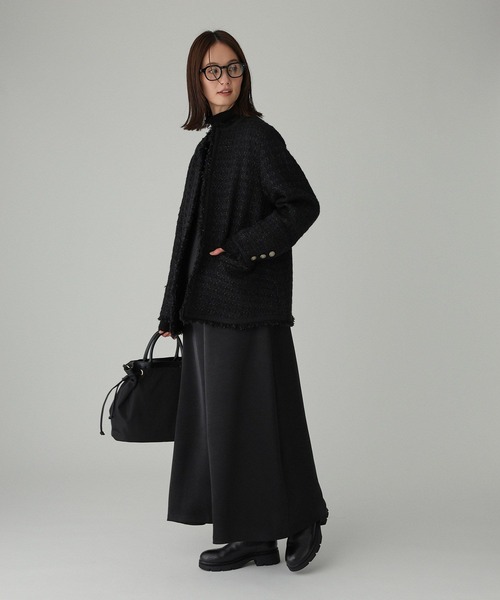 BABYLONE（バビロン）の「【柳橋唯さんコラボアイテム】ツイードジャケット（その他アウター・レディース・ブラック/ブルー・フリー）」の14枚目の写真