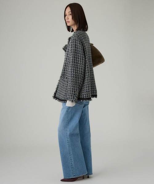 BABYLONE（バビロン）の「【柳橋唯さんコラボアイテム】ツイードジャケット（その他アウター・レディース・ブラック/ブルー・フリー）」の9枚目の写真