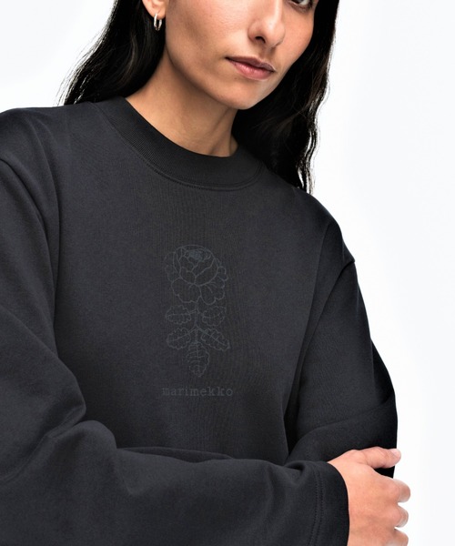 marimekko(マリメッコ)の「【kioski】Colla Vihkiruusu / tunic(チュニック・レディース・ブラック・X-SMALL/SMALL/MEDIUM/LARGE)」の4枚目の写真