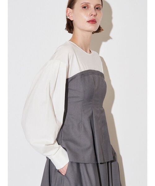 ELENDEEK（エレンディーク）の「ベアレイヤードワンピース（ワンピース・レディース・グレー/その他1・01/02）」の21枚目の写真
