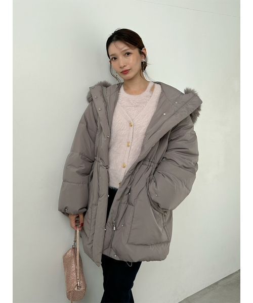 SNIDEL(スナイデル)の「シャギーアンサンブル(ニット/セーター・レディース・ライトピンク/オフホワイト/イエロー・F)」の14枚目の写真