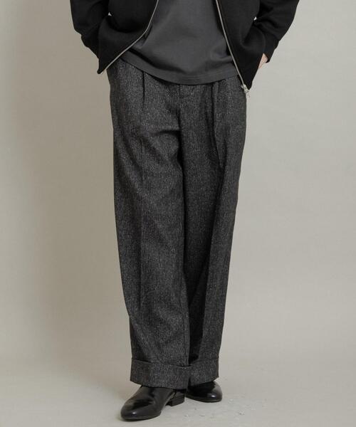 ネップワイドダブルスラックス（スラックス）｜SENSE OF PLACE by