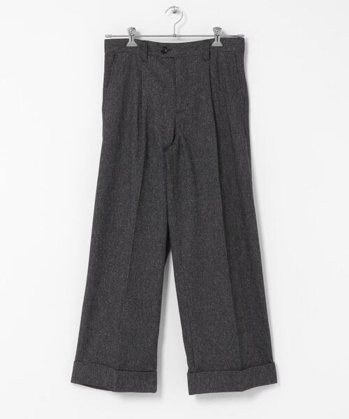 セール】ネップワイドダブルスラックス（スラックス）｜SENSE OF PLACE