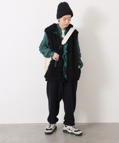 ボア フードベスト(その他アウター)|JOURNAL STANDARD LUXE ボア フードベスト(その他アウター)|JOURNAL STANDARD LUXE