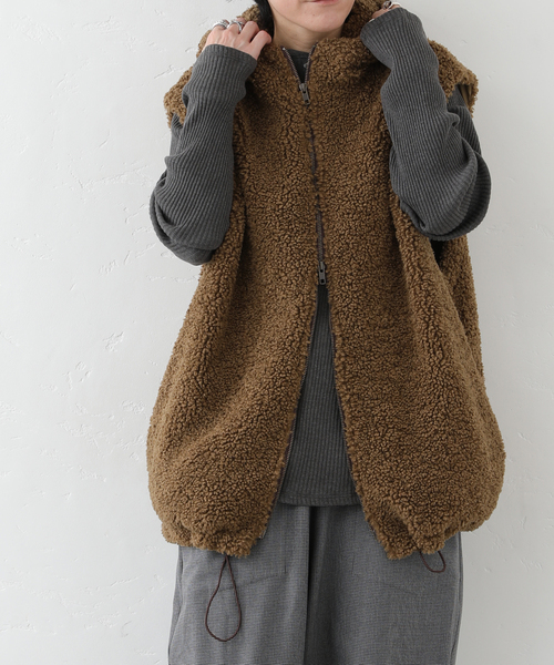 ボア フードベスト（その他アウター）｜JOURNAL STANDARD LUXE