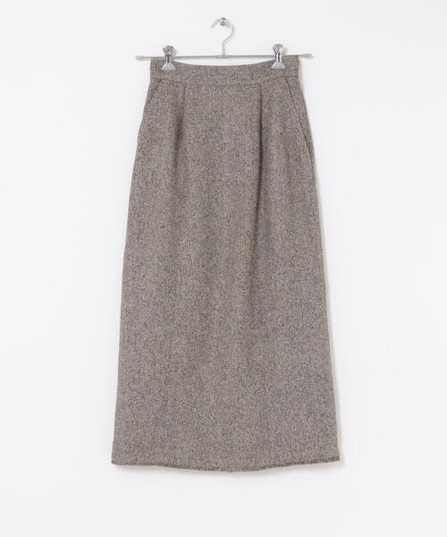 F by ROSSO(エフバイロッソ)の「F by ROSSO ツイードハーフZIPプルオーバー+スカート(セットアップ・レディース・ブラック/ベージュ・38/36)」の9枚目の写真