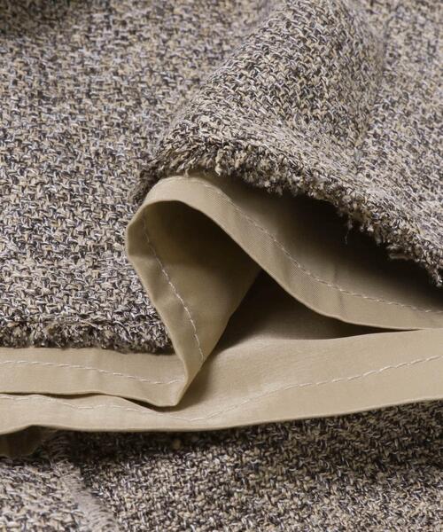 F by ROSSO(エフバイロッソ)の「F by ROSSO ツイードハーフZIPプルオーバー+スカート(セットアップ・レディース・ブラック/ベージュ・38/36)」の15枚目の写真