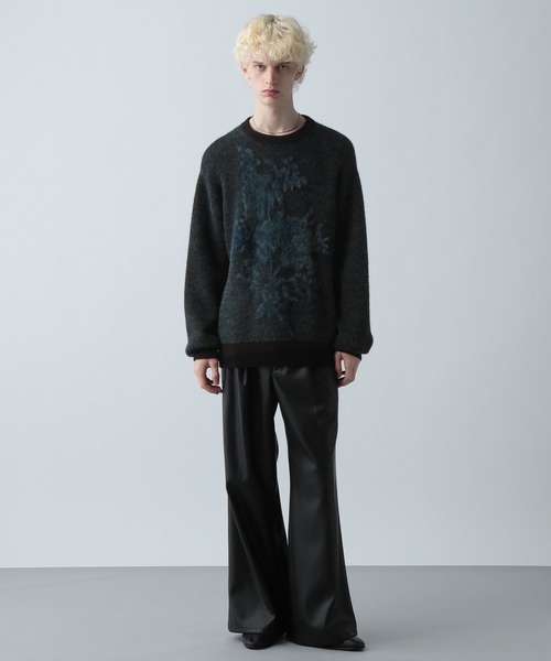 フラワーモチーフメランジニット(HARE)（ニット/セーター）｜HARE