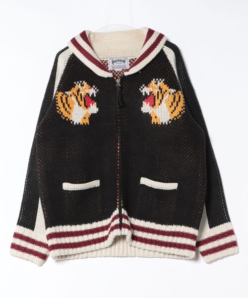 セール】【HOUSTON/ヒューストン】SOUVENIR COWICHAN SWEATER(TIGER