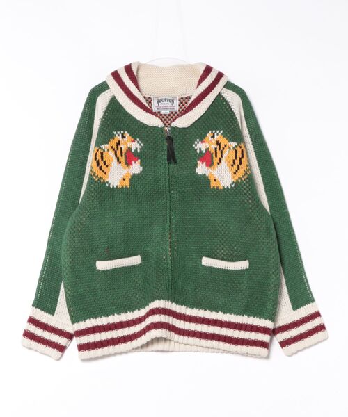 セール】【HOUSTON/ヒューストン】SOUVENIR COWICHAN SWEATER(TIGER