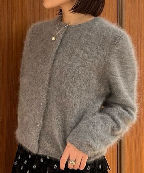 トゥモローランド　ボールジィ　フラッフィーヤーンカーディガン 楽天市場】Ballsey(ボールジィ) フラッフィーヤーン クルーネック