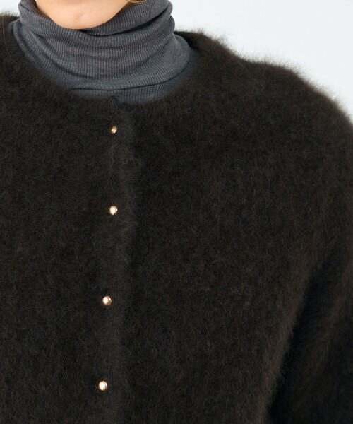 美品✨Ballsey 23年 フラッフィーヤーン クルーネックカーディガン S 23AW【Ballsey】フラッフィーヤーン クルーネックカーディガン - メルカリ