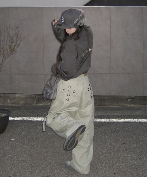 ROCKCAKE(ロックケーキ)の「Script Nylon Jacket - Charcoal(ナイロンジャケット・レディース・その他・SMALL)」の6枚目の写真