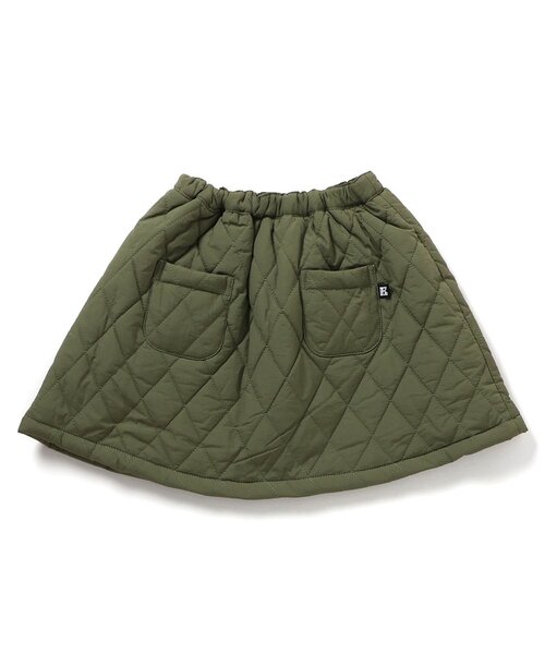 BREEZE（ブリーズ）の「キルトジャンスカ（ジャンパースカート・キッズ・ブラック/カーキ・80/90/100/110/120/130）」の9枚目の写真