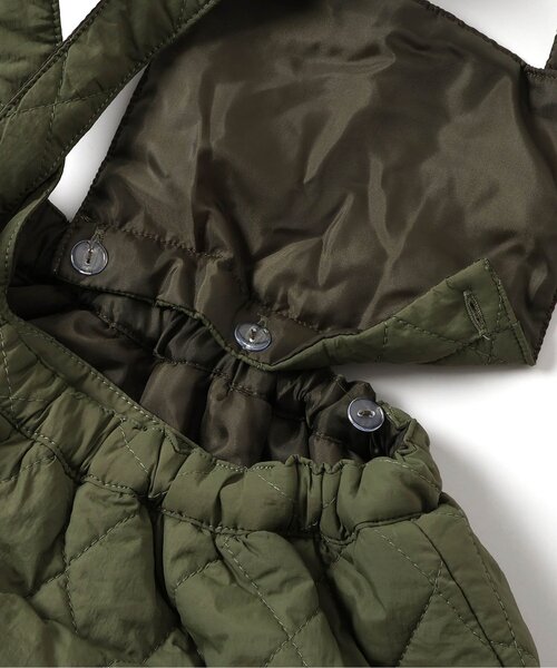 BREEZE（ブリーズ）の「キルトジャンスカ（ジャンパースカート・キッズ・ブラック/カーキ・80/90/100/110/120/130）」の14枚目の写真