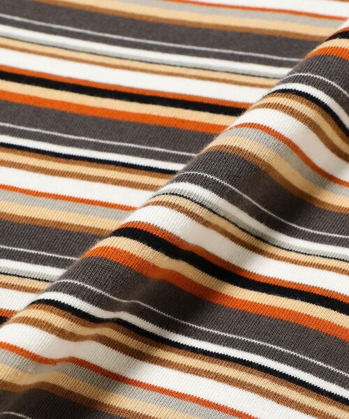 BEAMS PLUS(ビームスプラス)の「Pocket Tee Multi Stripe Tee(Tシャツ/カットソー・メンズ・レッド/グレー/グリーン・SMALL/XX-LARGE/X-LARGE/LARGE/MEDIUM)」の20枚目の写真