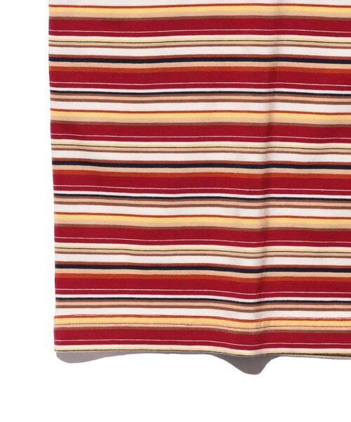 BEAMS PLUS(ビームスプラス)の「Pocket Tee Multi Stripe Tee(Tシャツ/カットソー・メンズ・レッド/グレー/グリーン・SMALL/XX-LARGE/X-LARGE/LARGE/MEDIUM)」の22枚目の写真