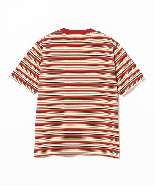 BEAMS PLUS(ビームスプラス)の「Pocket Tee Multi Stripe Tee(Tシャツ/カットソー・メンズ・レッド/グレー/グリーン・SMALL/XX-LARGE/X-LARGE/LARGE/MEDIUM)」の18枚目の写真