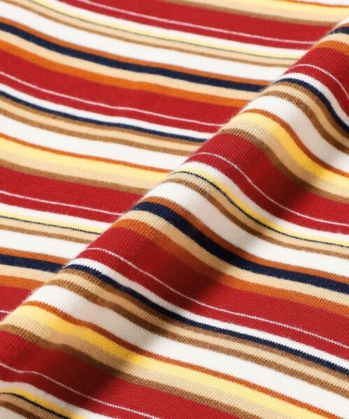 BEAMS PLUS(ビームスプラス)の「Pocket Tee Multi Stripe Tee(Tシャツ/カットソー・メンズ・レッド/グレー/グリーン・SMALL/XX-LARGE/X-LARGE/LARGE/MEDIUM)」の19枚目の写真