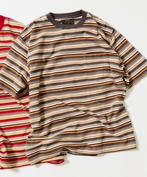 BEAMS PLUS | Pocket Tee Multi Stripe Tee(Tシャツ/カットソー)