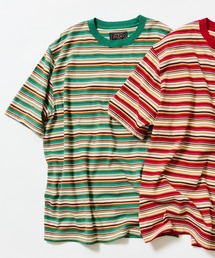 BEAMS PLUS（ビームスプラス）の「Pocket Tee Multi Stripe Tee（Tシャツ/カットソー）」