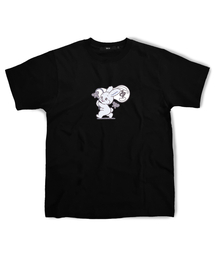 ESCAPEFROM（エスケープフロム）の「Gray Bubble Bunny T-Shirt Black（Tシャツ/カットソー）」