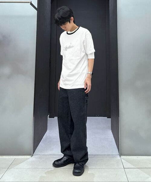 INSILENCE(インサイロンス)の「リンガーロゴTシャツホワイト(Tシャツ/カットソー・レディース・その他・MEDIUM/LARGE)」の8枚目の写真