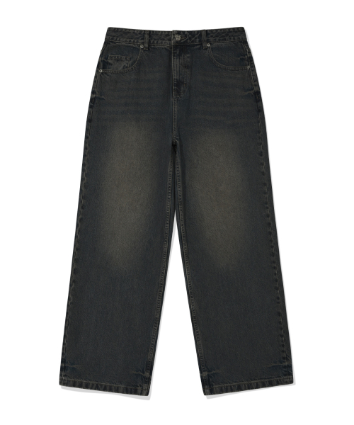 Wacky WiLLy(ワッキーウィリー)の「ベーシックワイドデニムパンツインディゴ(デニムパンツ・レディース・その他・SMALL/MEDIUM/LARGE/X-LARGE)」の1枚目の写真