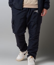 (SA) 裏フリース スピンドル ロゴ カーゴパンツ