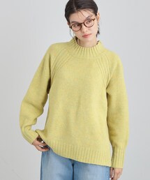 THE SHOP TK  | ふんわり柔らかきれい色 ウール混ハイネックニット(ニット/セーター)