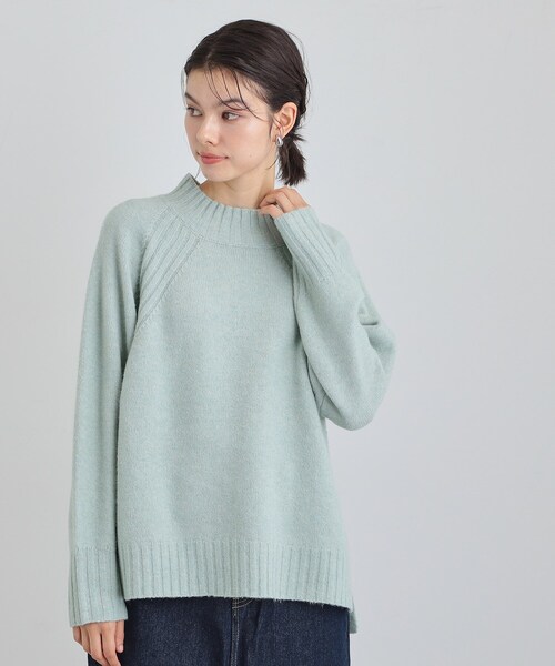 THE SHOP TK (ザ ショップ ティーケー )の「ふんわり柔らかきれい色 ウール混ハイネックニット(ニット/セーター・レディース・アイボリー/グリーン系/イエロー系その他/ピンク系・12/13)」の9枚目の写真