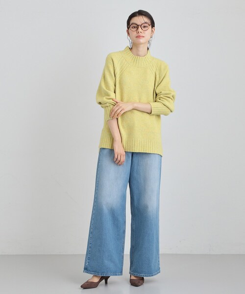 THE SHOP TK (ザ ショップ ティーケー )の「ふんわり柔らかきれい色 ウール混ハイネックニット(ニット/セーター・レディース・アイボリー/グリーン系/イエロー系その他/ピンク系・12/13)」の15枚目の写真