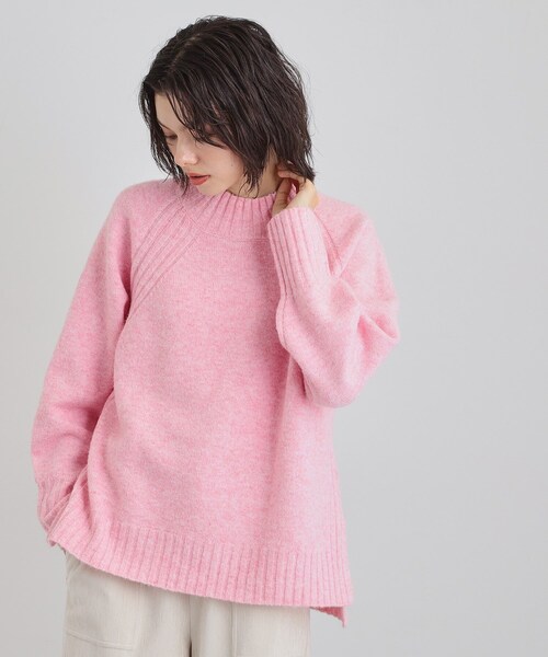 THE SHOP TK (ザ ショップ ティーケー )の「ふんわり柔らかきれい色 ウール混ハイネックニット(ニット/セーター・レディース・アイボリー/グリーン系/イエロー系その他/ピンク系・12/13)」の17枚目の写真