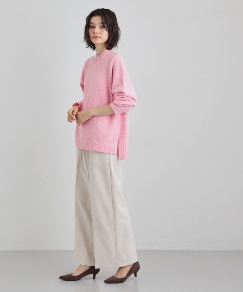 THE SHOP TK (ザ ショップ ティーケー )の「ふんわり柔らかきれい色 ウール混ハイネックニット(ニット/セーター・レディース・アイボリー/グリーン系/イエロー系その他/ピンク系・12/13)」の19枚目の写真