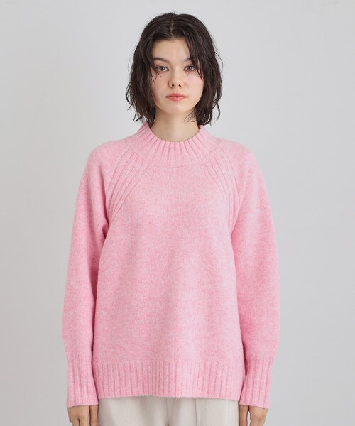 THE SHOP TK (ザ ショップ ティーケー )の「ふんわり柔らかきれい色 ウール混ハイネックニット(ニット/セーター・レディース・アイボリー/グリーン系/イエロー系その他/ピンク系・12/13)」の21枚目の写真