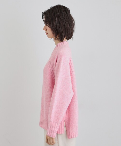 THE SHOP TK (ザ ショップ ティーケー )の「ふんわり柔らかきれい色 ウール混ハイネックニット(ニット/セーター・レディース・アイボリー/グリーン系/イエロー系その他/ピンク系・12/13)」の22枚目の写真