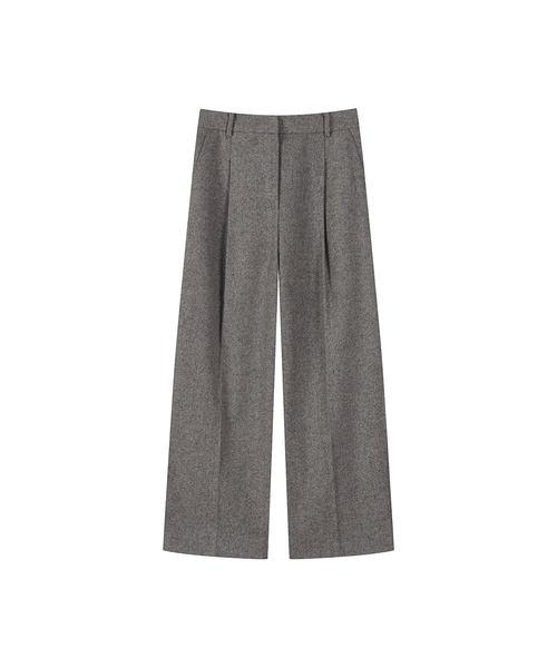 LAP(ラップ)の「ワンタックストレートパンツ AR4WPA64(その他パンツ・レディース・ライトグレー/ブラック・SMALL/MEDIUM)」の2枚目の写真