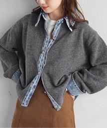 tiptop | デニムドッキングカーディガン(カーディガン/ボレロ)