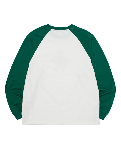 WKNDRS(ウィーキャンドース)の「KELLOGGS RAGLAN LS TEE (GREEN)(Tシャツ/カットソー・レディース・その他・MEDIUM/LARGE/X-LARGE)」の2枚目の写真