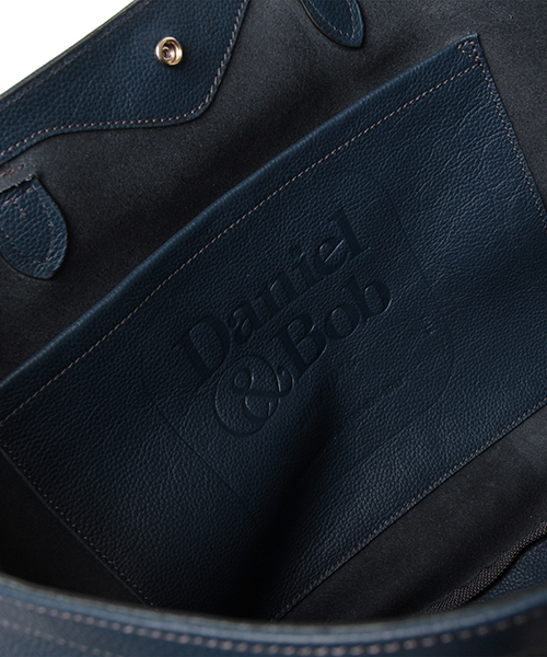 【美品】Daniel & Bob スエード グレインレザー ネイビー ブラック Daniel & Bob（ダニエル&ボブ）の「Daniel & Bob / 