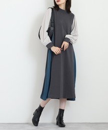 Anna Nicola 配色切替ワンピース