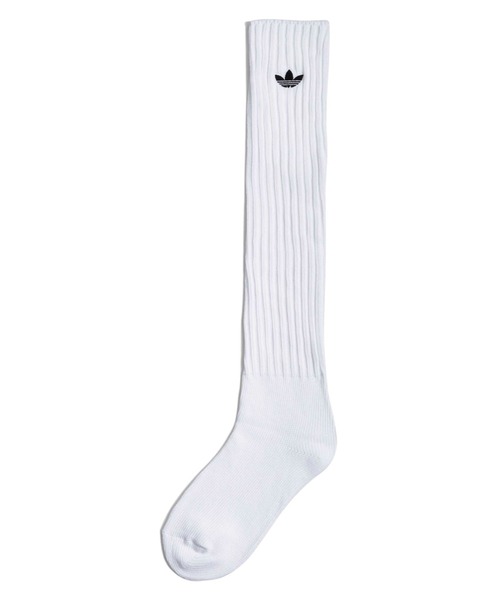 adidas（アディダス）の「adidas RIB SOCKS 1P / アディダス リブ ソックス 1P（ソックス/靴下・レディース・ホワイト・S/kids-XXL/M/L）」の2枚目の写真