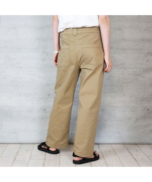 aity（アイティ）の「ツイルタックワイドパンツ チノパンツ ストレッチ 無地（チノパンツ・レディース・ブラック/カーキ/ベージュ・M/L/LL/3L/4L）」の10枚目の写真