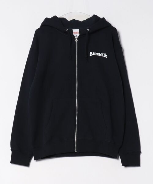 BIRDWELL（バードウェル）の「【BIRDWELL/バードウェル】WORDMARK LOCKUP ZIP HOODIE-JP　JAPAN LIMITED　日本別注　ブランドロゴ　ジップアップパーカー　フーディー（パーカー・メンズ・ブラック/ネイビー/ヘザーグレー・X-LARGE/MEDIUM/LARGE/SMALL）」の6枚目の写真